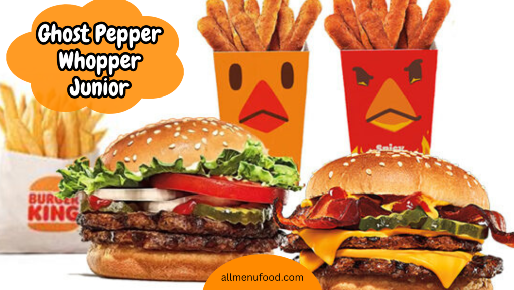 Burger King Ghost Pepper Whopper (2024) AllMenuFood