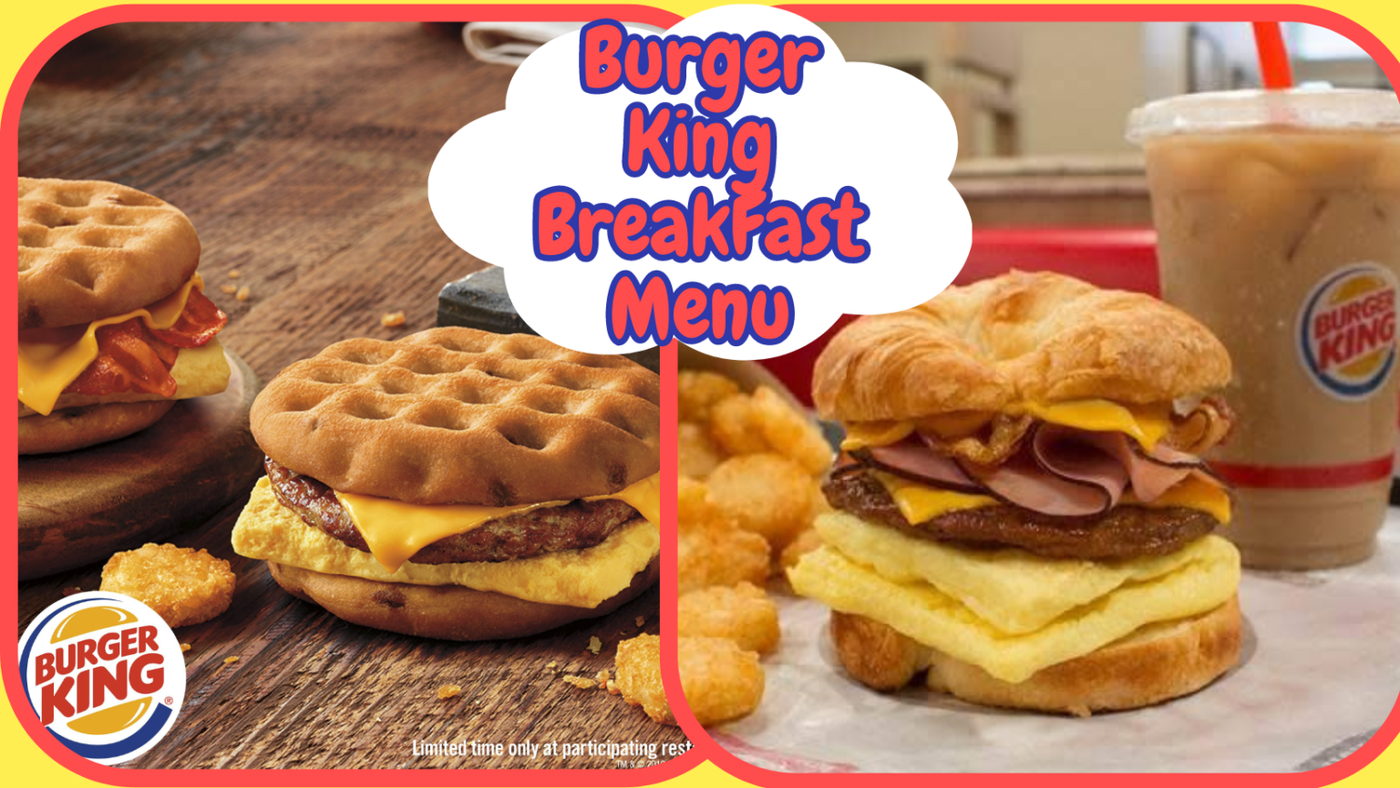 Burger King Breakfast Menu Burger King Breakfast Menu at James Hardiman ...