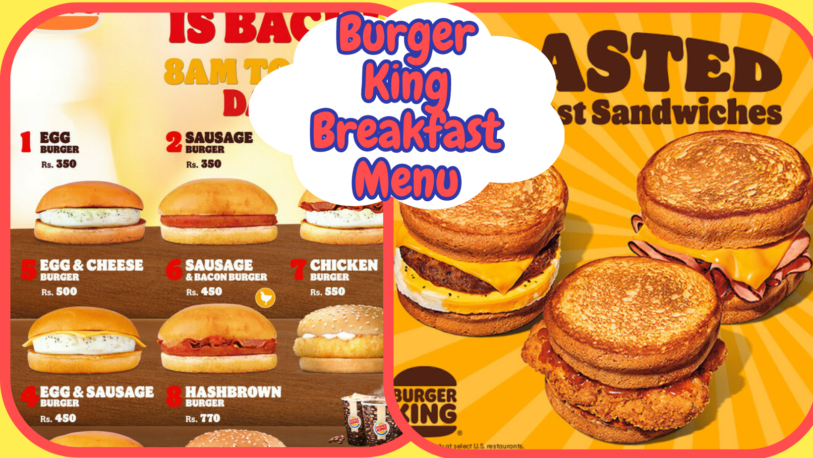 Burger King Breakfast Hours (2024) AllMenuFood