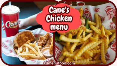 cane's chicken menu