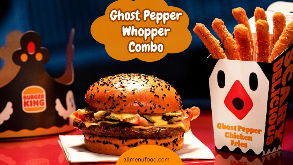 Burger King Ghost Pepper Whopper (2024) - AllMenuFood